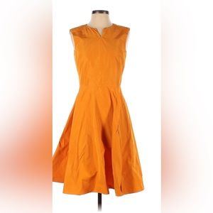 Orange Jil Sander dress from the Navy collection